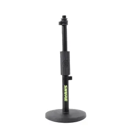 Gator Cases SH-DESKTOP1 SHURE Desktop Microphone Stand w 6" Round Base