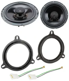 Dietz 135Watt 2-Wege 16,5cm Lautsprecher für Nissan Note Qashqai Fronttür Auto B