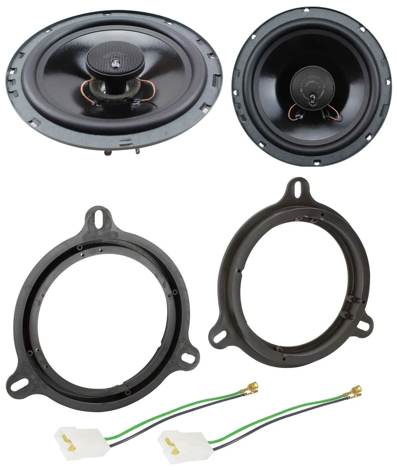 Dietz 135Watt 2-Wege 16,5cm Lautsprecher für Nissan Note Qashqai Fronttür Auto B