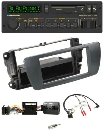 Blaupunkt USB DAB Bluetooth Lenkrad Autoradio für Seat Ibiza azabacheschwarz