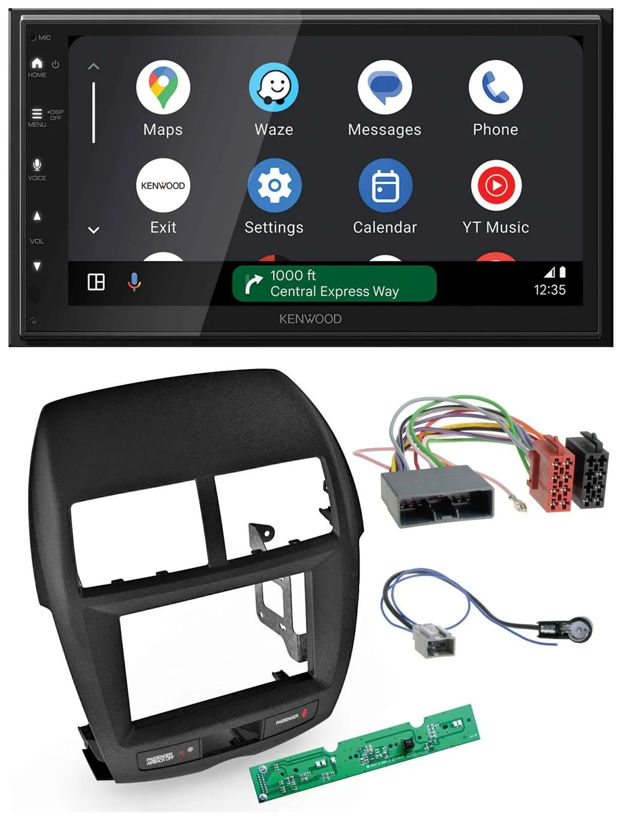 Kenwood DAB Bluetooth USB MP3 2DIN Autoradio für Mitsubishi ASX 2010-2014