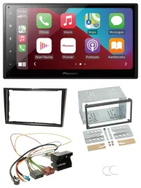 Pioneer USB MP3 DAB 2DIN Bluetooth Autoradio für Opel Astra H Corsa D Zafira B K