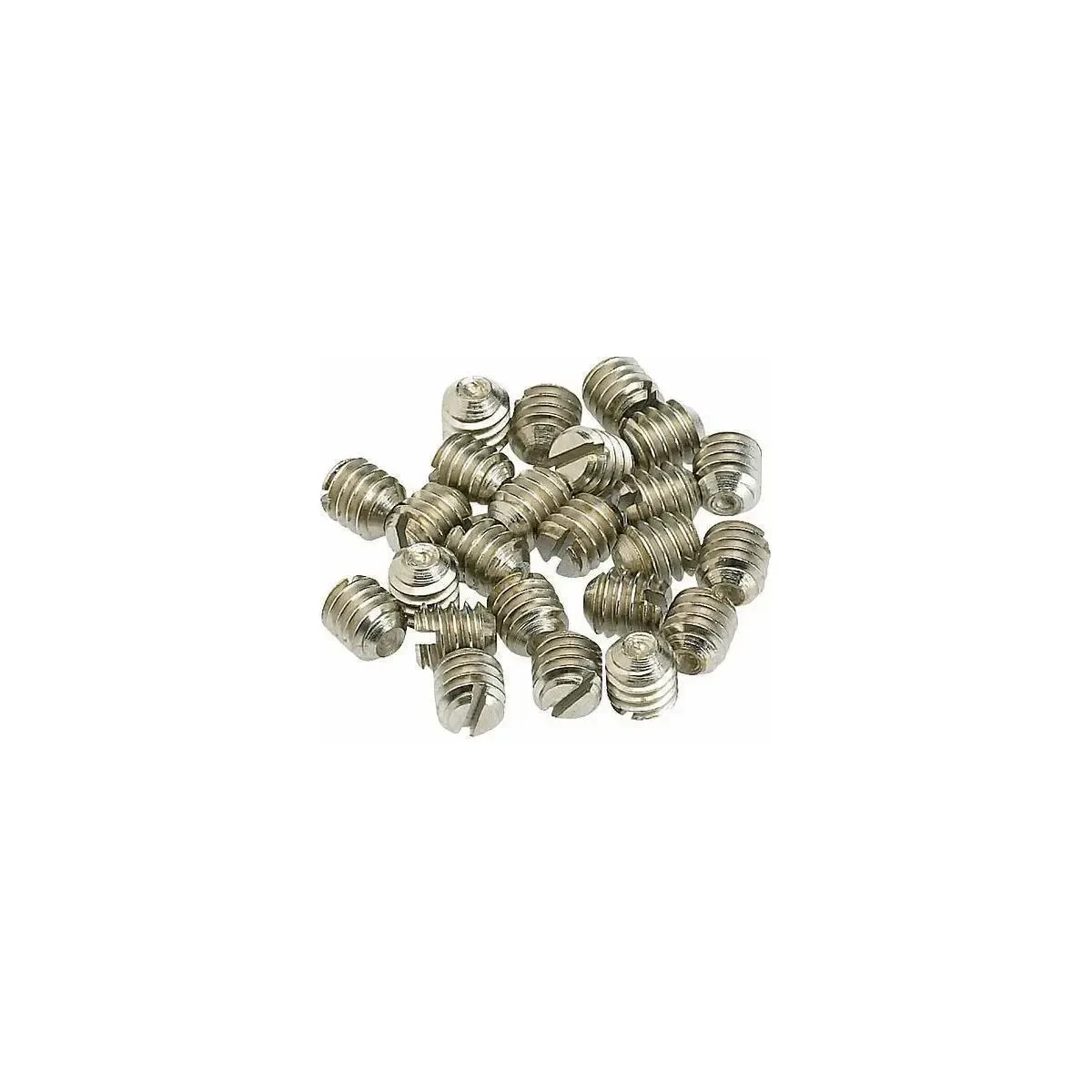 Винты прижимные для крышек потенциометров Fender Nickel Control Knob Set Screws 8-32 x 3/16 Set of 24
