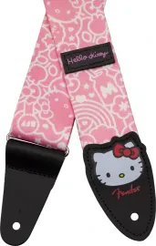 Fender X Hello Kitty Official Poly Guitar Strap, Pink