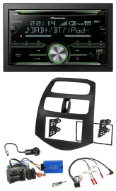 Pioneer Bluetooth Lenkrad DAB 2DIN USB CD Autoradio für Chevrolet Spark 2013-201