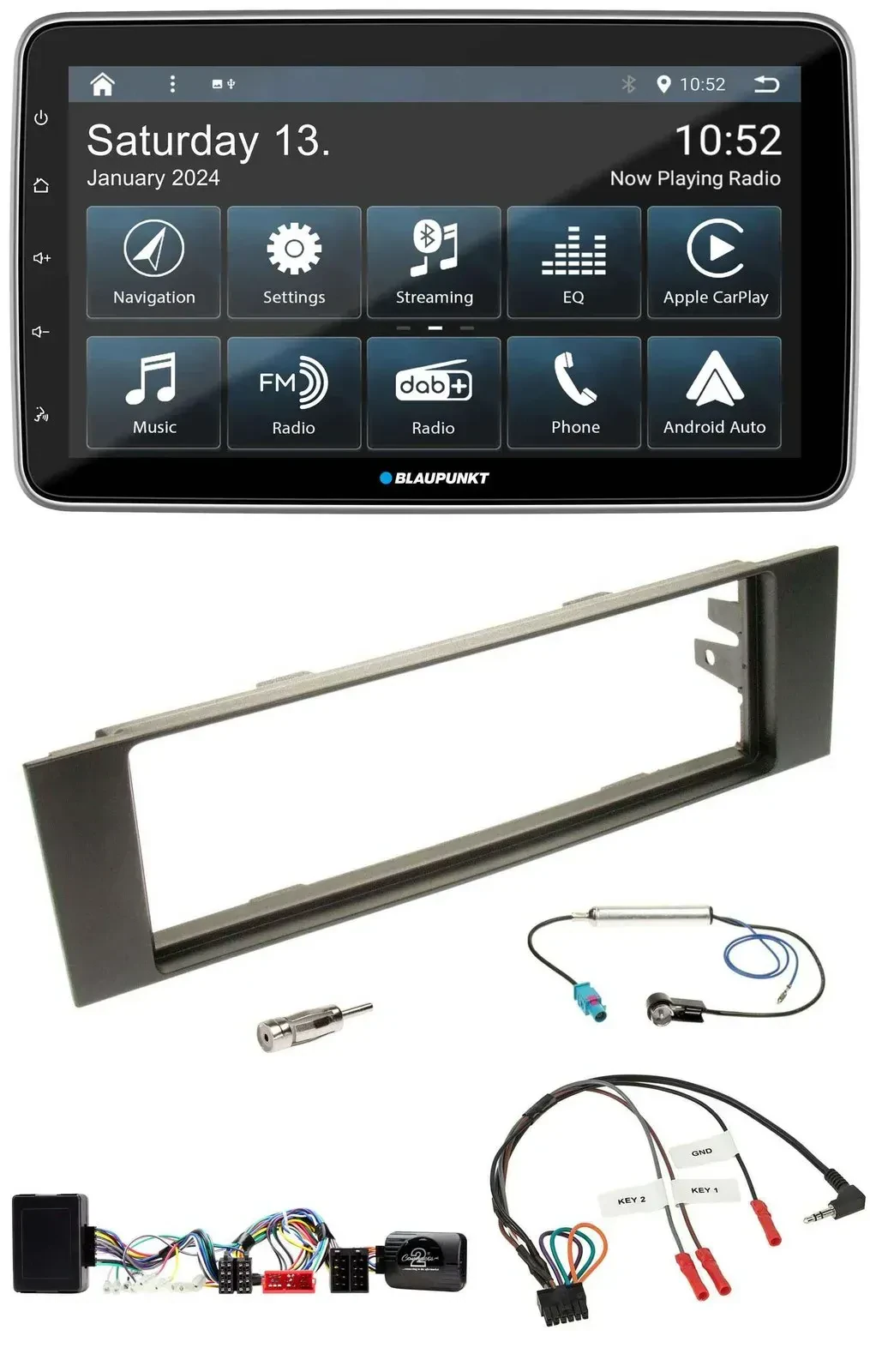 Blaupunkt USB DAB SD Lenkrad Bluetooth Autoradio für Audi A3 03-06 vollaktiv