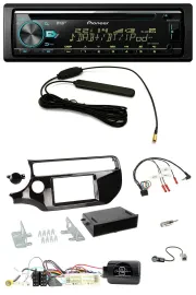 Автомагнитола для Kia Rio UB (2017–2023) Pioneer CD, MP3, DAB, USB, черный (piano black)