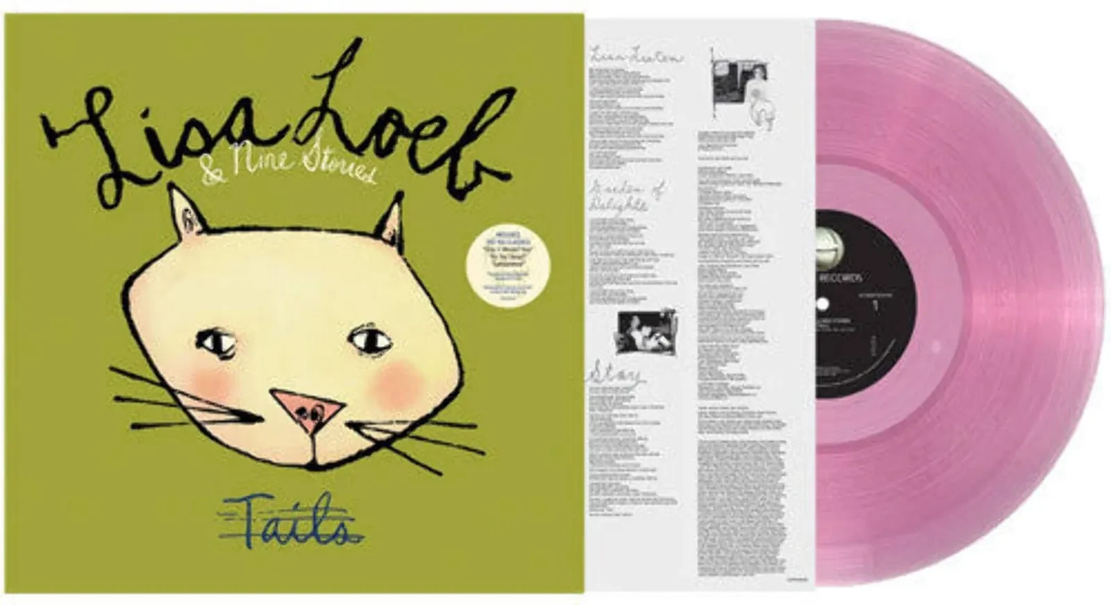 Lisa Loeb & Nine Stories - Tails [Translucent Neon Flamingo Vinyl] NEW Vinyl