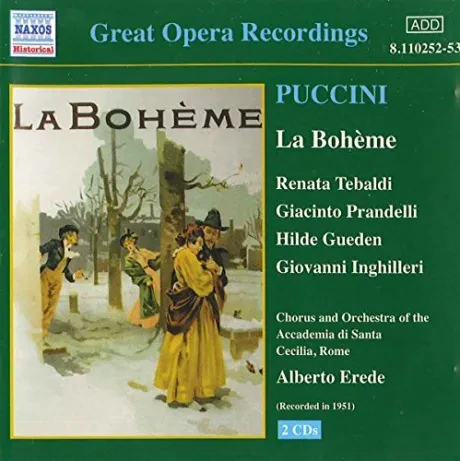 ALBERTO EREDE / RENATA TEBALDI - Puccini: La Boheme (2CD)