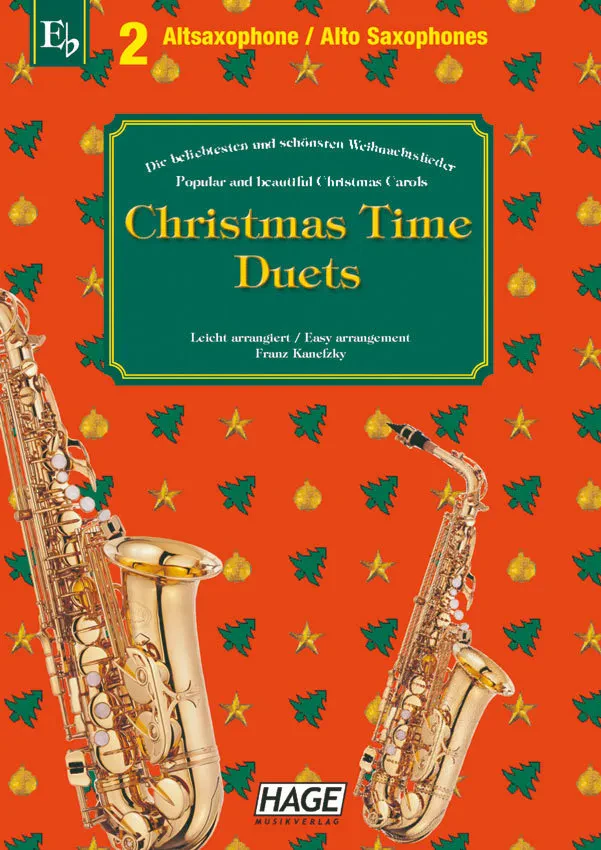 HAGE Christmas Time Duets für 2 Altsaxophone