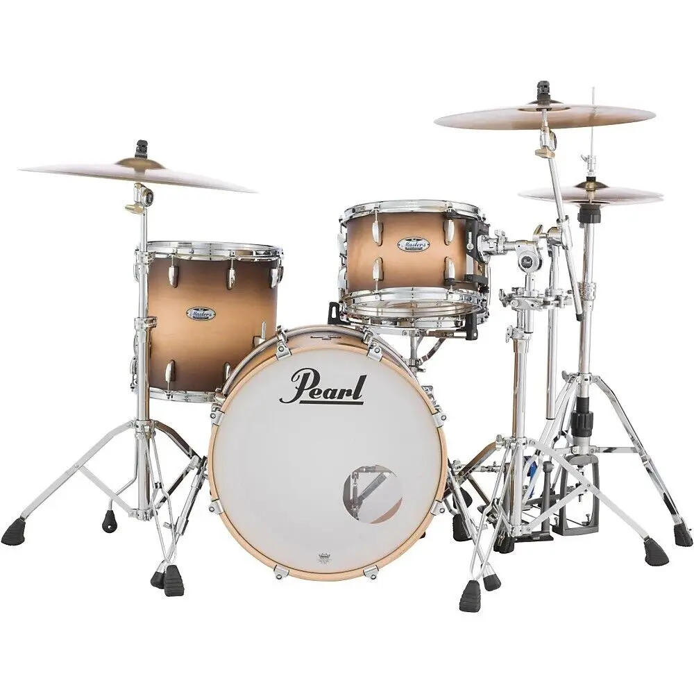 ударная установка акустическая Pearl Masters Maple Complete 3-Piece Shell Pack Satin Natural Burst