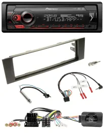 Pioneer Lenkrad USB DAB Bluetooth Autoradio für Audi A3 (2003-2006)