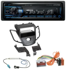 Alpine USB Bluetooth DAB MP3 Autoradio für Ford Fiesta JA8 08-10 ohne Display sc