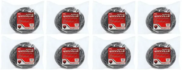 Спикерный кабель Rockville RCTS1250 Black 15.25 м (8 штук)