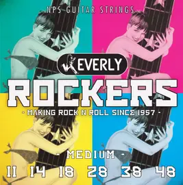 Струны для электрогитары Everly 9011 Rockers 11-48