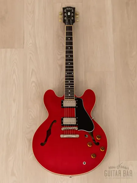 Электрогитара полуакустическая Tokai ES-156 HH Cherry w/case Japan 2016