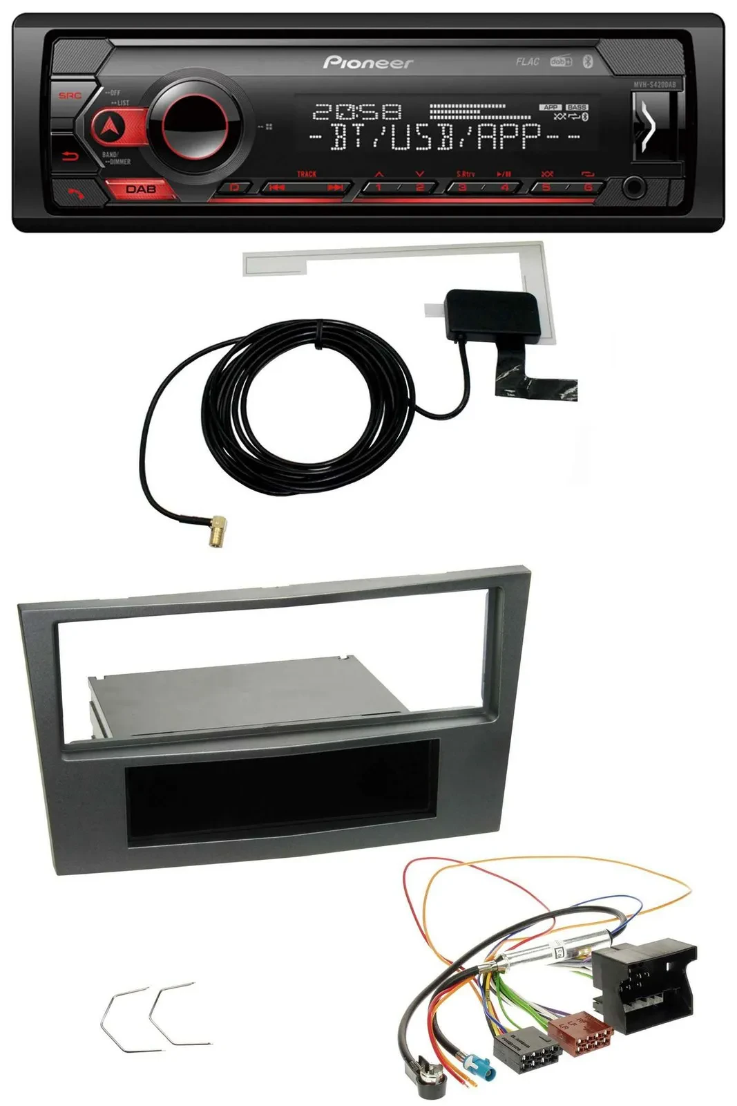 Автомагнитола для Opel Antara/Astra H/Zafira B Pioneer DAB, USB, MP3, Bluetooth