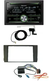 Pioneer CD USB MP3 Bluetooth 2DIN DAB Autoradio für Audi A6 01-05 C5 Quadlock