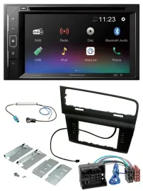 Pioneer Bluetooth MP3 USB 2DIN DAB DVD Autoradio für VW Golf VII (ab 11/2012)