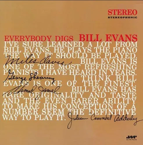 Виниловая пластинка Bill Evans – Everybody Digs Bill Evans (Релиз 2009)