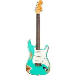 Электрогитара Fender Custom Shop 1967 Stratocaster Heavy Relic Aged Sea Foam Green