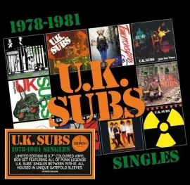 Виниловая пластинка UK Subs - 1978-1981 Singles - Boxset With 10x Colored Vinyl 7-Inch Singles [New