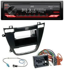 JVC Bluetooth USB DAB MP3 Autoradio für Opel Insignia 2008-2013 schwarz