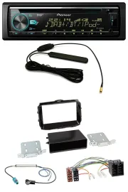 Автомагнитола для Alfa Romeo Giulietta (с 2013) Pioneer CD/MP3, USB, AUX, DAB, ISO, цвет чёрный глянцевый