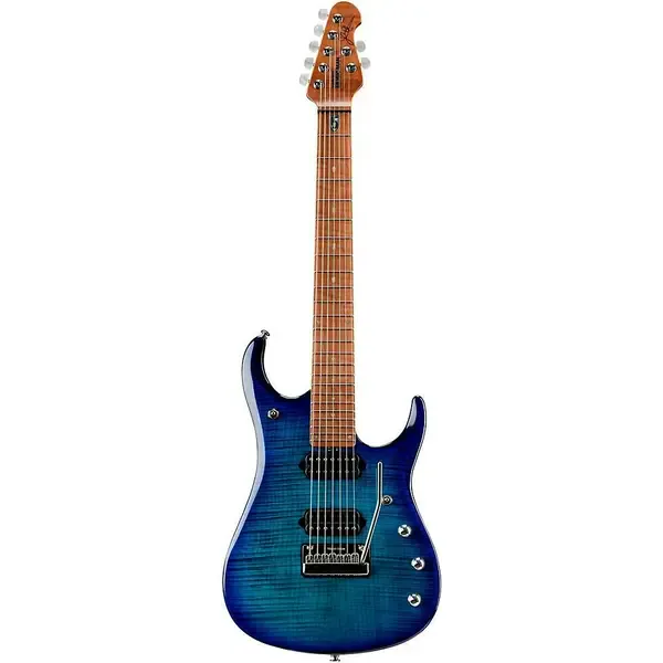 Электрогитара Music Man JP15 Roasted Flame Maple Top 7-String Cerulean Paradise