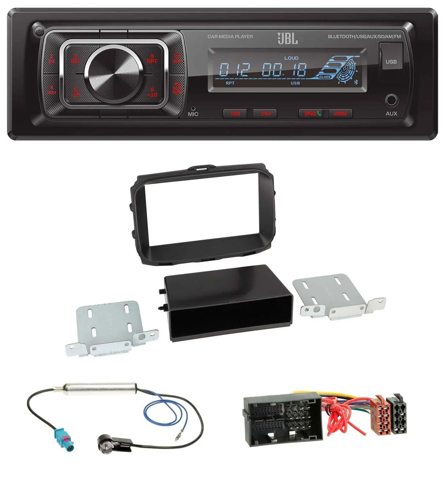 JBL SD AUX MP3 USB Bluetooth Autoradio für Alfa Romeo Giulietta 940 Facelift ab