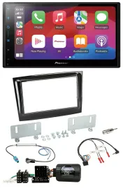 Pioneer DAB USB Lenkrad Bluetooth 2DIN Autoradio für Fiat Doblo VDO ab 2015 pian