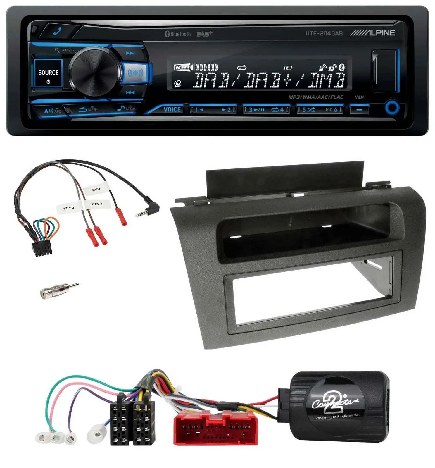 Автомагнитола Alpine для Mazda 3 (2003–2009) USB, Bluetooth, DAB