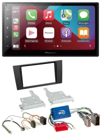 Pioneer USB MP3 DAB 2DIN Bluetooth Autoradio für Audi A4 99-01 B5 Symphony Aktiv