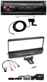 Автомагнитола для Ford Mondeo 2000–2002 Pioneer Bluetooth DAB USB черная с поддержкой кнопок на руле