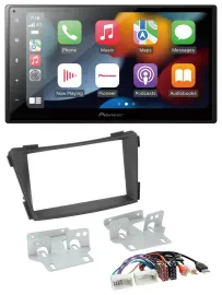 Pioneer DAB Bluetooth 2DIN USB MP3 Autoradio für Hyundai i40 ab 2011 VF schwarz