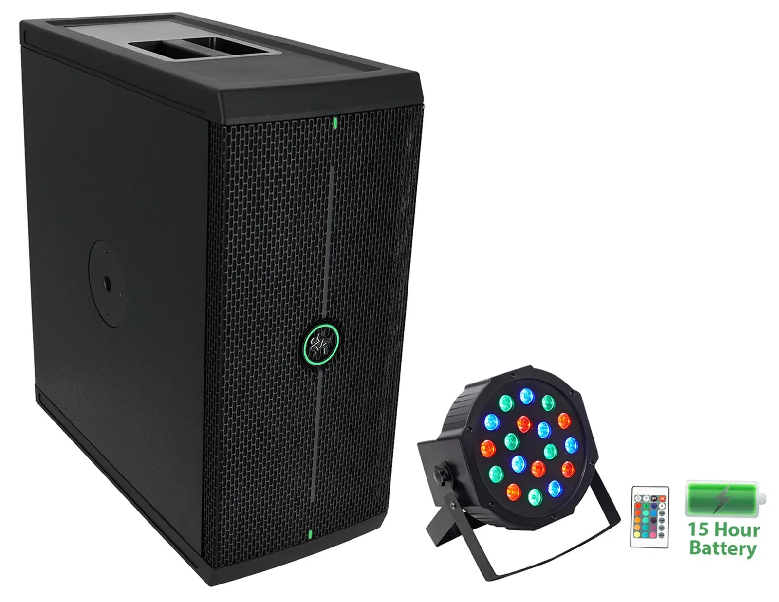 Сабвуфер активный аккумуляторный Mackie ThumpSub GO 2x8" 400W (набор)