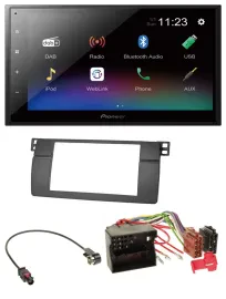 Pioneer USB Bluetooth DAB 2DIN MP3 Autoradio für BMW 3er E46 Profiversion großem