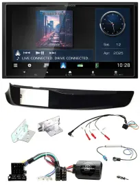 Kenwood Bluetooth 2DIN USB DAB Lenkrad Autoradio für Alfa Giulietta 940 10-14 sc