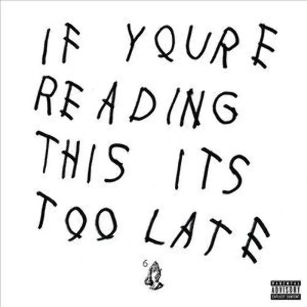 Виниловая пластинка Drake - If You're Reading This It's Too Late NEW Vinyl