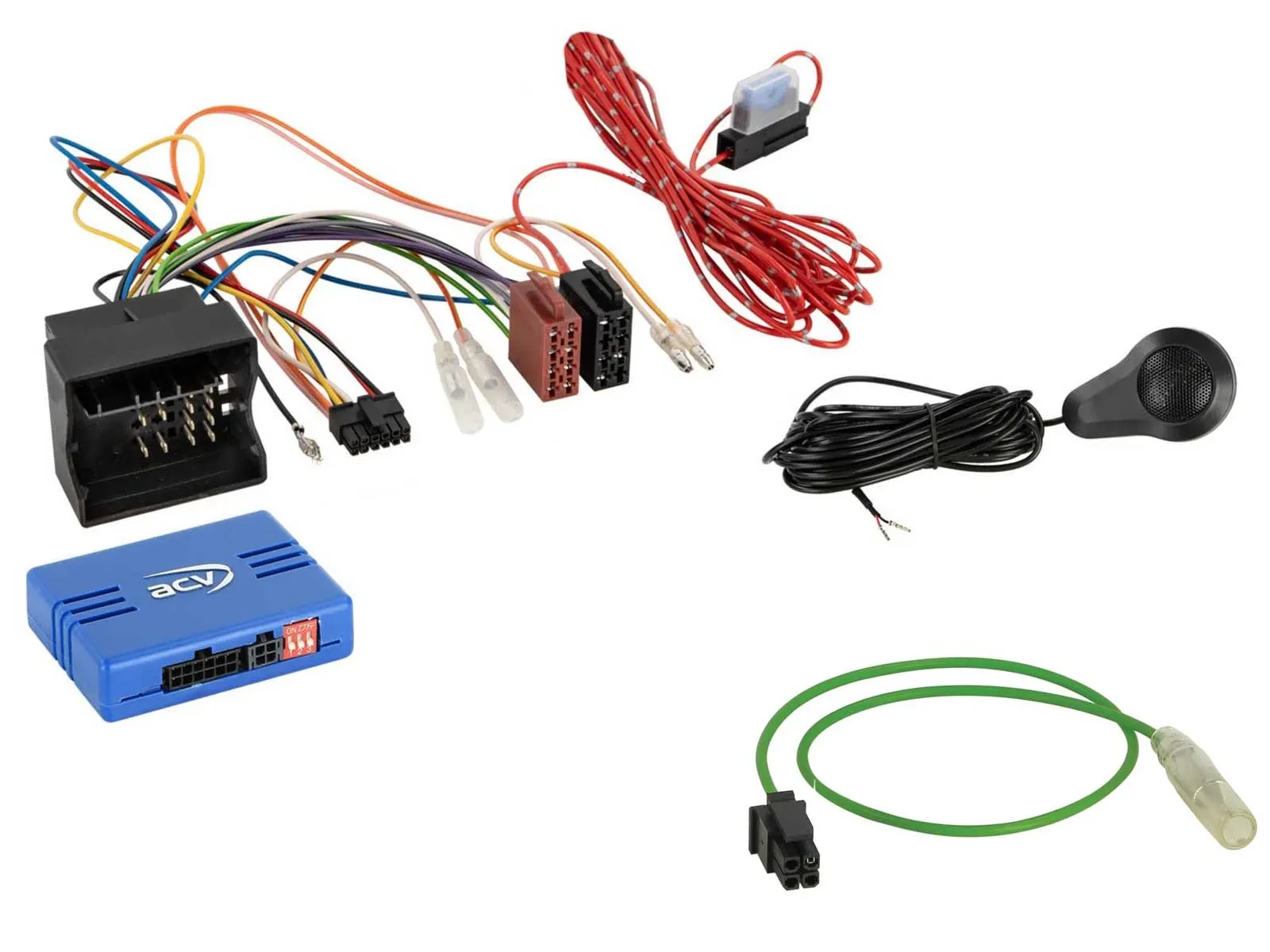 ACV Lenkradadapter für Mini BMW 40Pin Quadlock PDC JVC Kenwood