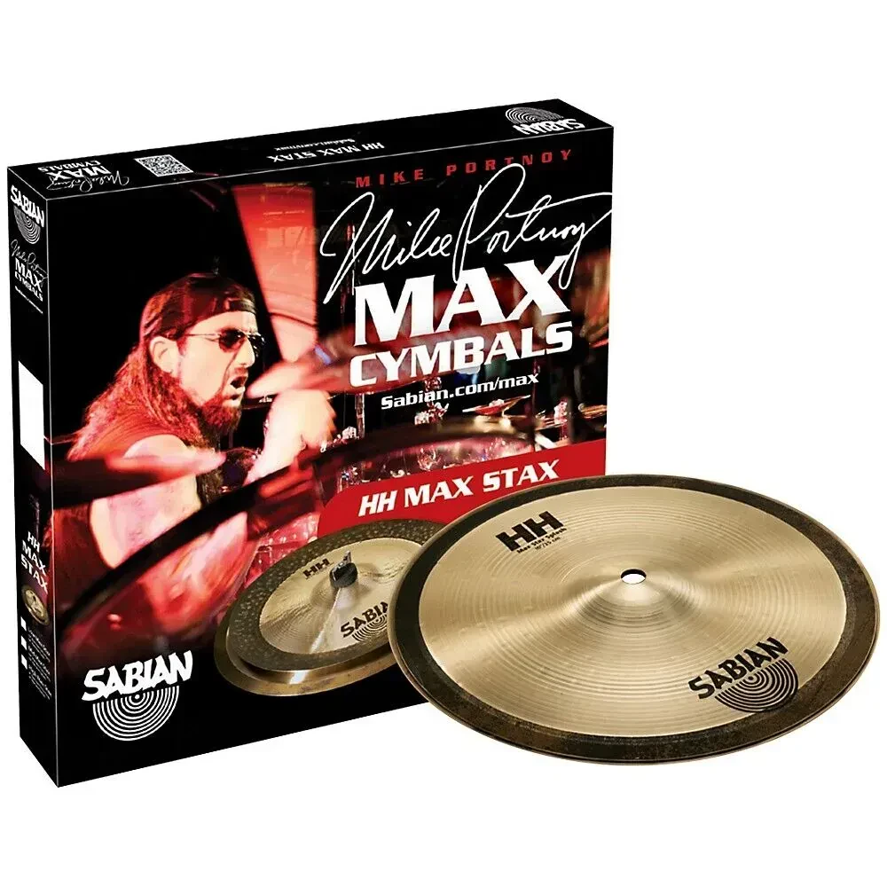Тарелки для ударной установки Sabian HH Mid Max Stax (набор, 2 шт.) 10" Kang + 10" Crash, Natural