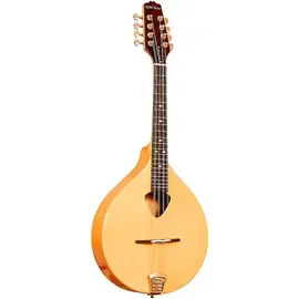 Gold Tone Traditional Left-Handed Irish Mandola with Case Gloss Natural