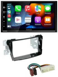 Kenwood DAB USB Bluetooth 2DIN MP3 Autoradio für Hyundai i40 ab 2016 Typ VF Klav