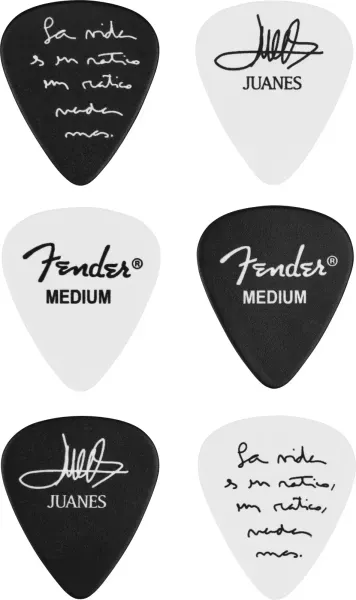 Медиаторы Fender Juanes Capsule Collection 351 Medium (6 штук)