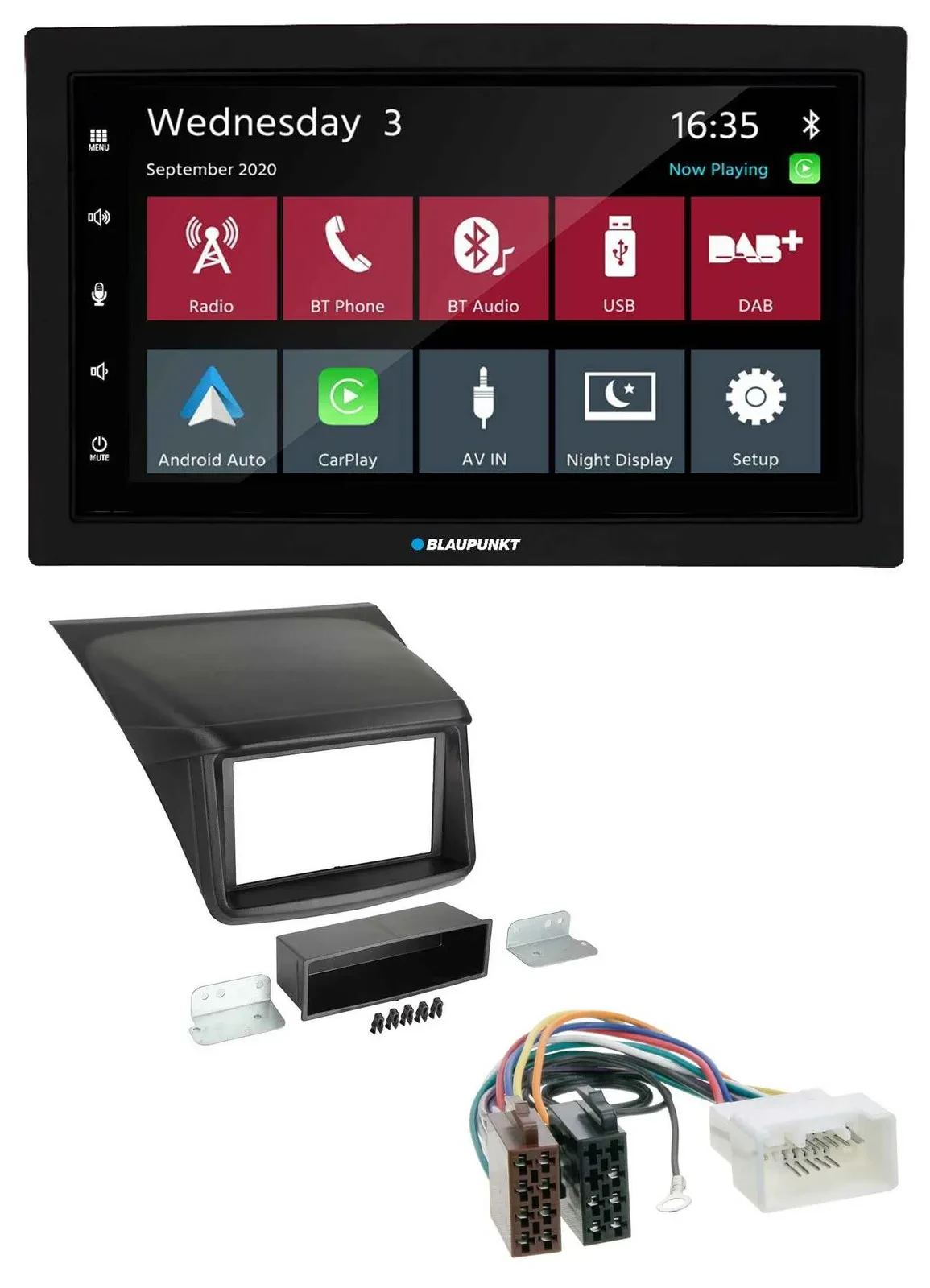 Blaupunkt DAB Bluetooth USB MP3 2DIN Autoradio für Mitsubishi L200 2006-2015