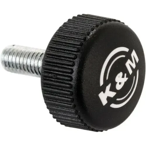 Винт K&M M6x22, накатанный, черный