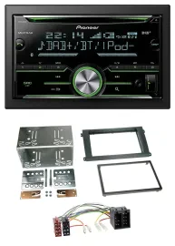 Автомагнитола Pioneer 2-DIN, Bluetooth, DAB, USB, CD для Porsche Cayenne 2002–2007
