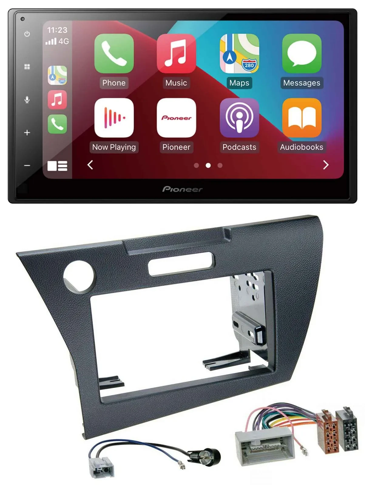 Pioneer USB MP3 DAB 2DIN Bluetooth Autoradio für Honda CR-Z (ab 2010)