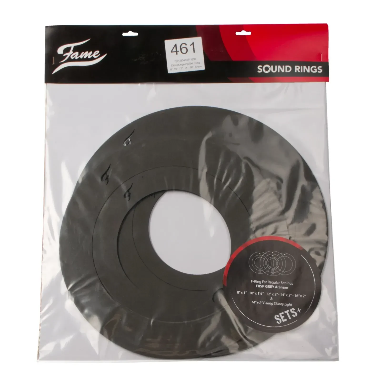 Набор демпферов для барабана Fame Audio FRSP-G Skinny Set Grey