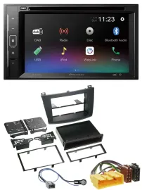 Pioneer Bluetooth MP3 USB 2DIN DAB DVD Autoradio für Mazda 3 (2009-2013)